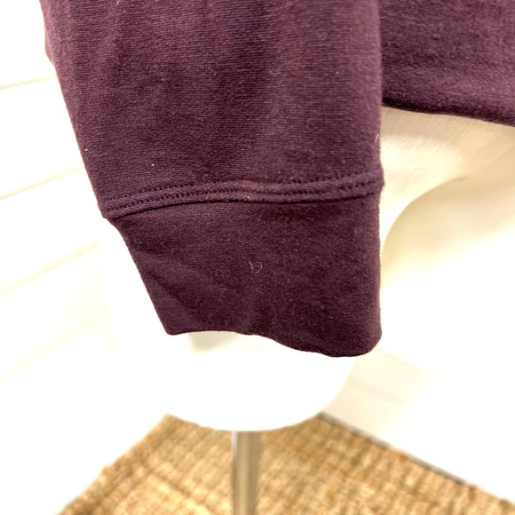 Eileen fisher long sleeve pullover plum purple tencel spandex small petite top - Picture 4 of 8